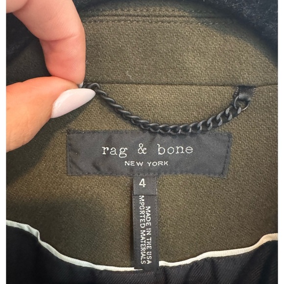 Rag & Bone Olive Green Women's Blazer - Picture 4 of 6